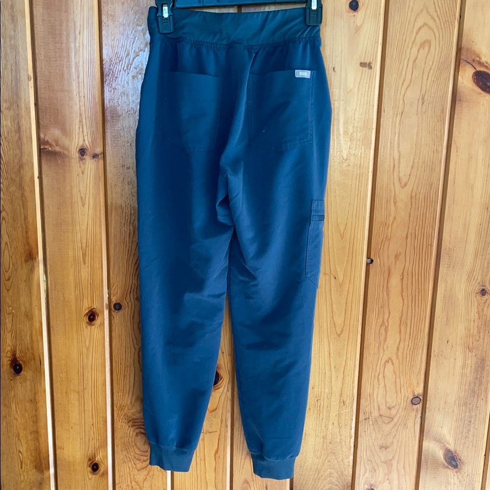 Navy/gray fig Blue Jogger Pants fig pants XS Zamora tapered pants nurse scrubs - Picture 6 of 9